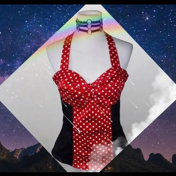 Royal Bones PolkaDot Corset - Picture 4 of 4